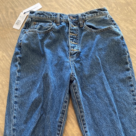 NWT, WeWoreWhat The Danielle Distressed Denim Jeans - Picture 3 of 8